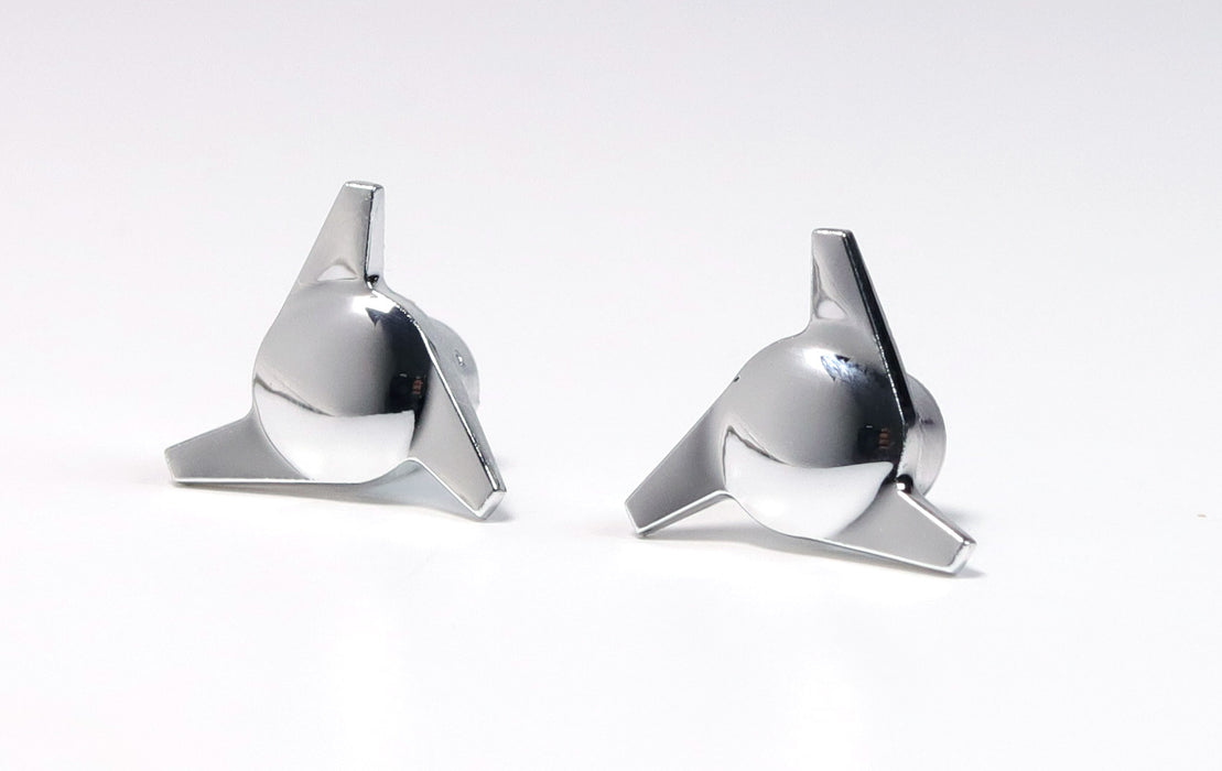 Classic 3 Wing Knock Offs for TRUE 13 Wheels (Gold or Chrome)