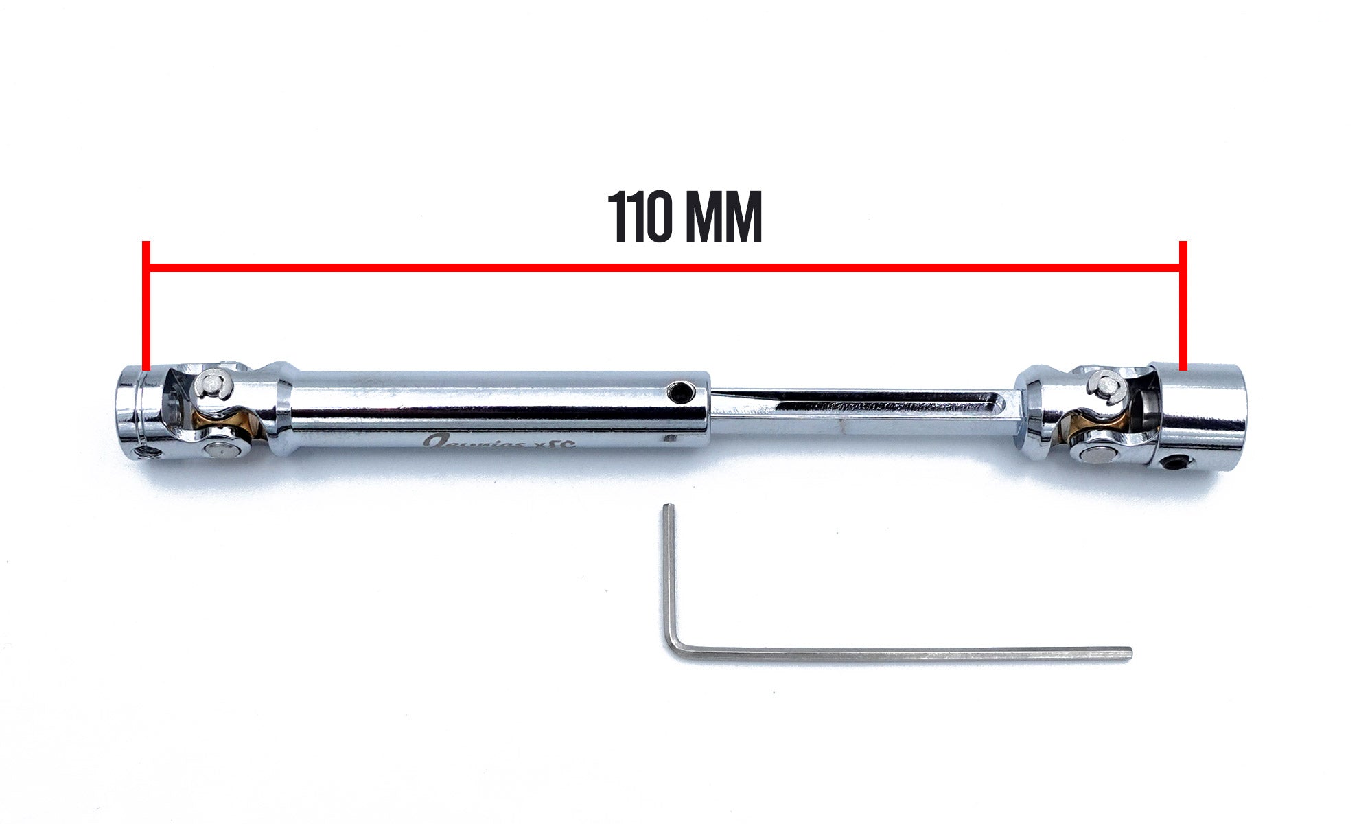 Chrome unlimited slip drivehsaft extended 110mm