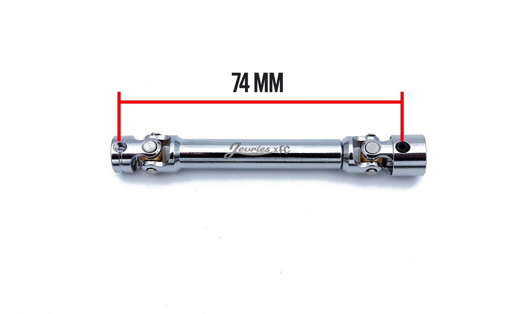Chrome unlimted slip driveshaft 74mm