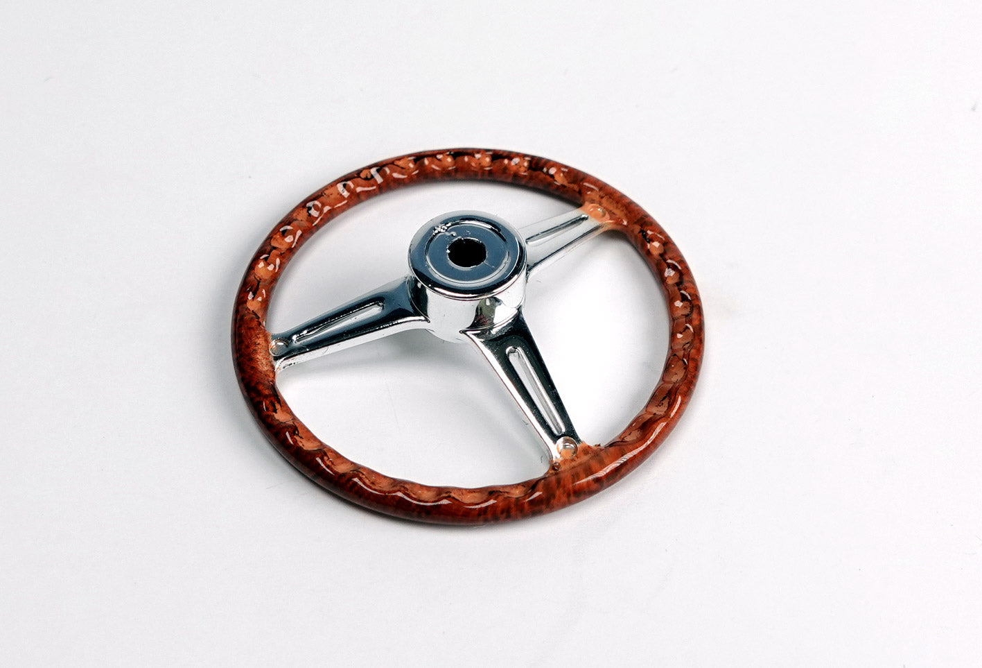 Nardi style 1/10 scale Steering Wheel Gold or Chrome Jevries