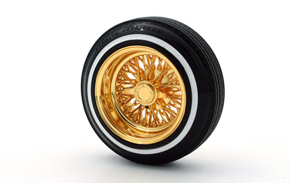 X Laced GOLD wheels - TRUE 13