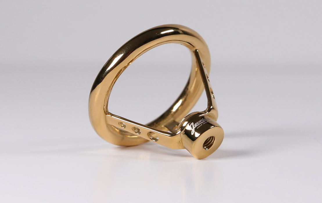 Donut Steering Wheel - Gold