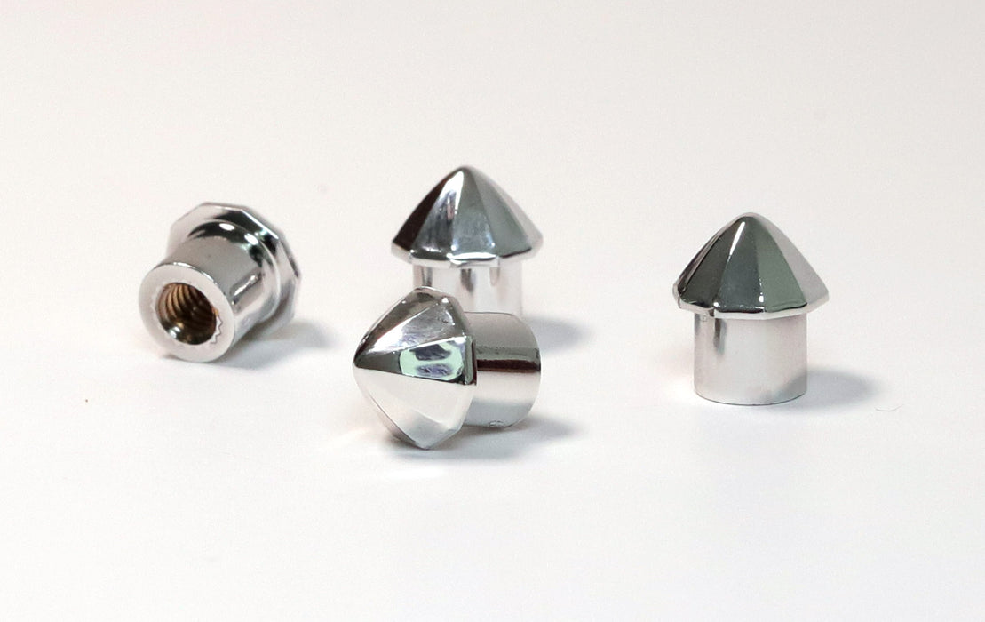 Diamond Bullet Knock Offs for TRUE 13 Wheels (Gold or Chrome)