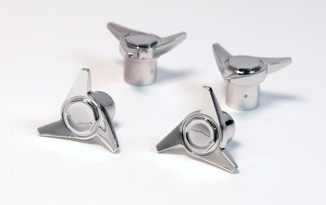 Super Swept Knock Offs for TRUE 13 Wheels (Gold or Chrome)