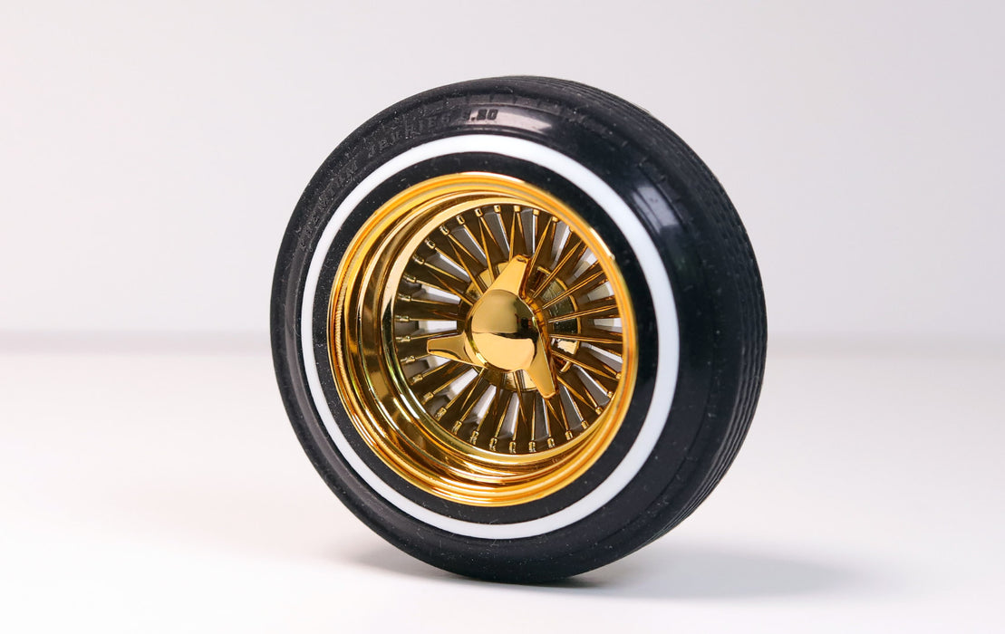 Classic 3 Wing Knock Offs for TRUE 13 Wheels (Gold or Chrome)