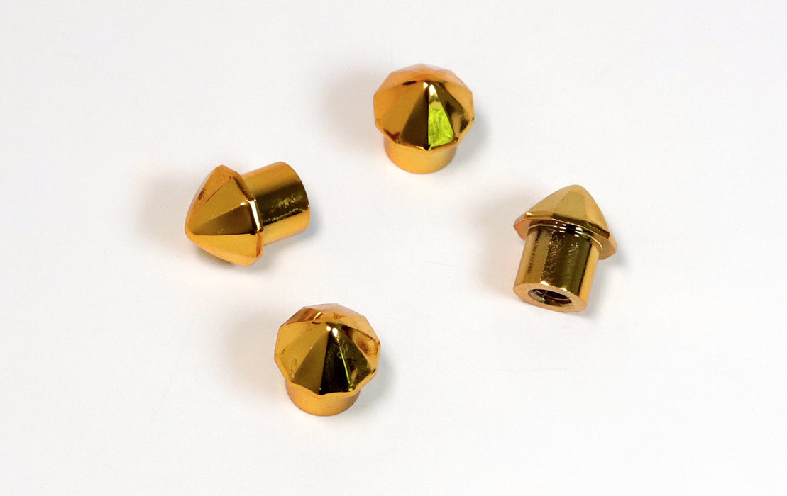 Diamond Bullet Knock Offs for TRUE 13 Wheels (Gold or Chrome)
