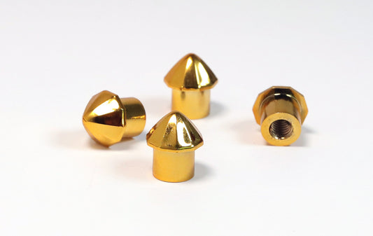 Diamond Bullet Knock Offs for TRUE 13 Wheels (Gold or Chrome)