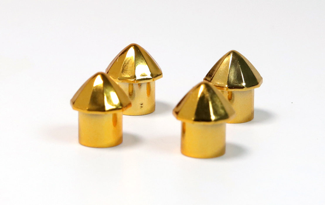 Diamond Bullet Knock Offs for TRUE 13 Wheels (Gold or Chrome)