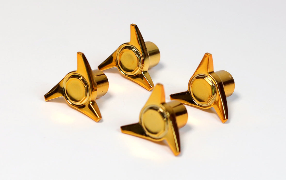 Super Swept Knock Offs for TRUE 13 Wheels (Gold or Chrome)