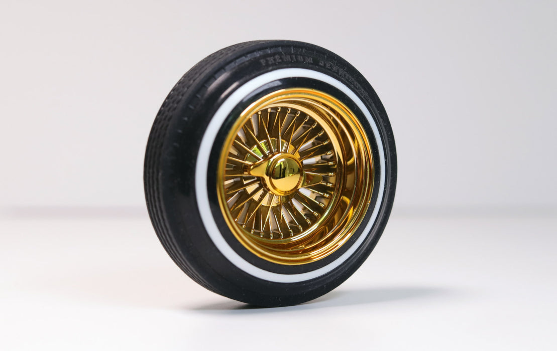 Dog Ear Knock Offs for TRUE 13 Wheels (gold or Chrome)