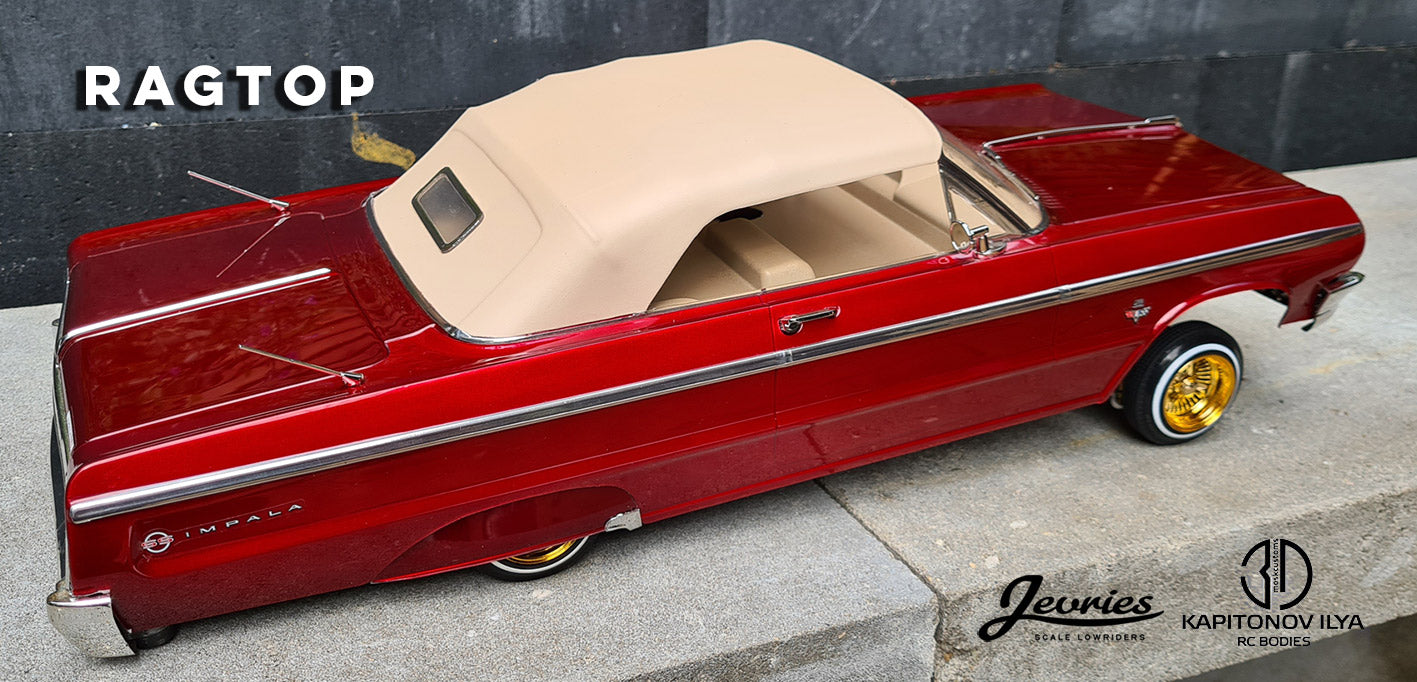 Ragtop with optional gangster window for your Redcat Sixty Four Impala