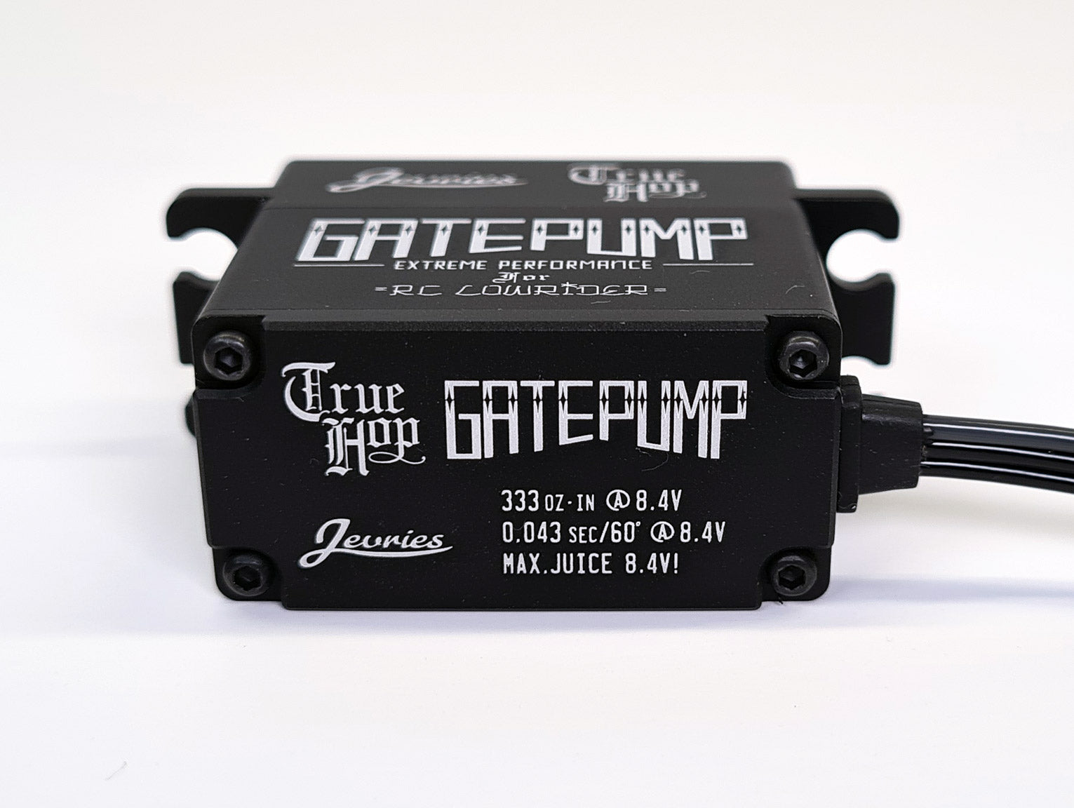 True Hop GATE PUMP servo developed for 10A BEC at 8.4V